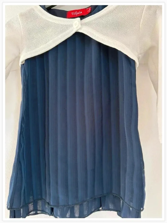 Ensemble robe boléro 9 mois, tissaia - photo numéro 2