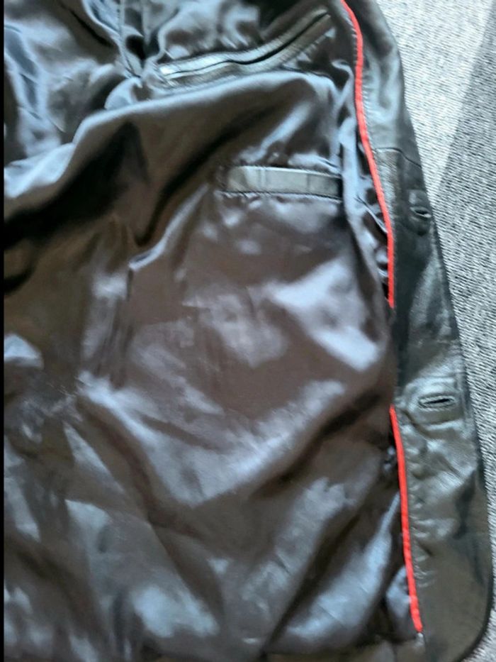 Veste Blazer en Cuir Véritable Serge Pariente - Noir - Taille 3XL - photo numéro 9
