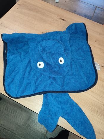Serviette cape de bain poisson