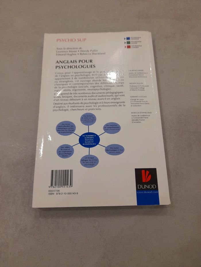 Livre anglais pour psychologues - photo numéro 2