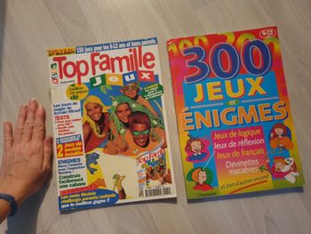 Lot 2 livres jeux neufs 6 12 ans