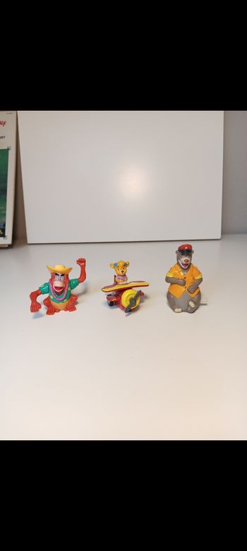 Lot figurines vintage Disney talespin superbaloo taille 8cm pour la plus grande