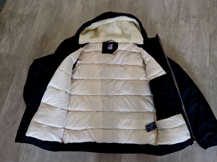 Manteau Kway Noir Court Taille S - photo numéro 3