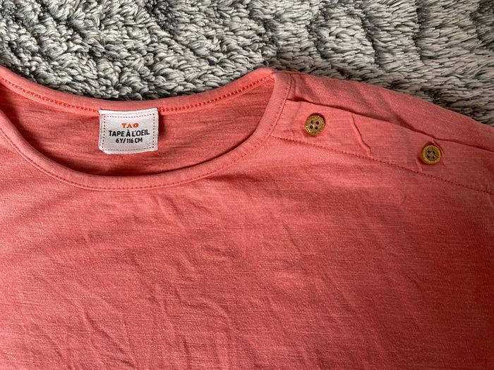 Teeshirt rose TAO - 6 ans - photo numéro 5