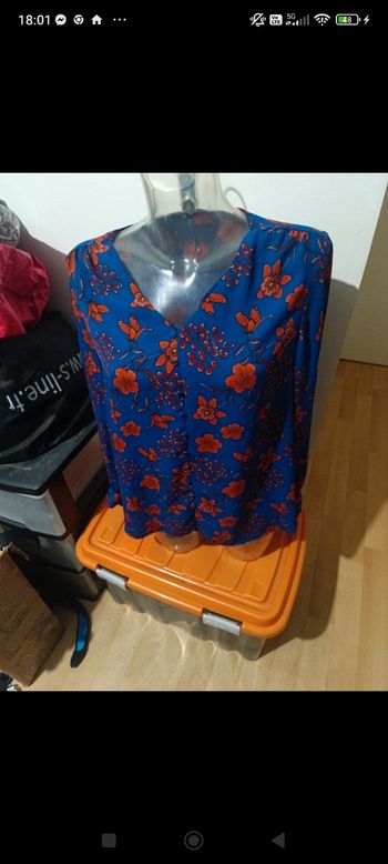 Magnifique blouse bleu 