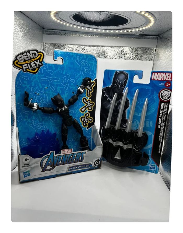 Marvel Black Panther Bend And Flex + Griffe (Pas de Vinted Go)