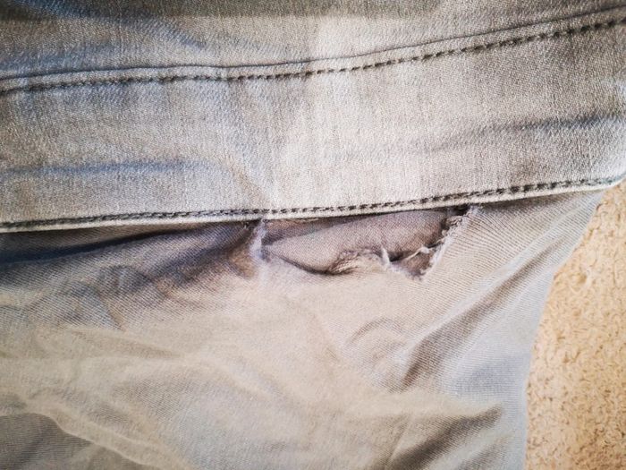 Jean de grossesse 7/8 H&M gris - photo numéro 6
