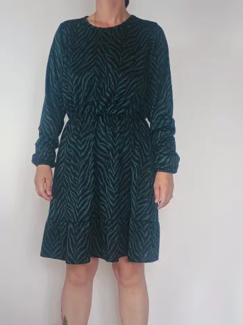 Robe mi-longue fleurie