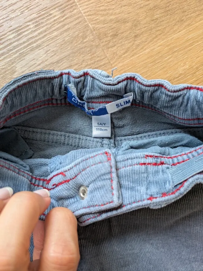 Pantalon velours 5 ans - photo numéro 2