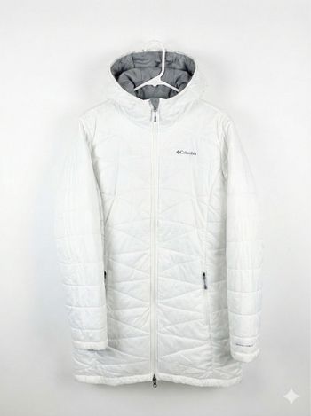 Parka Columbia Blanche Omni-Heat (Très chaude)