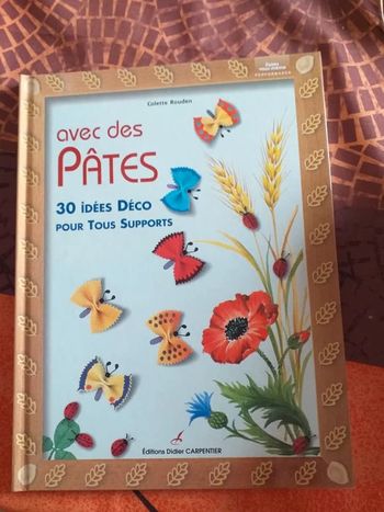 livre d animation creer avec des pates
