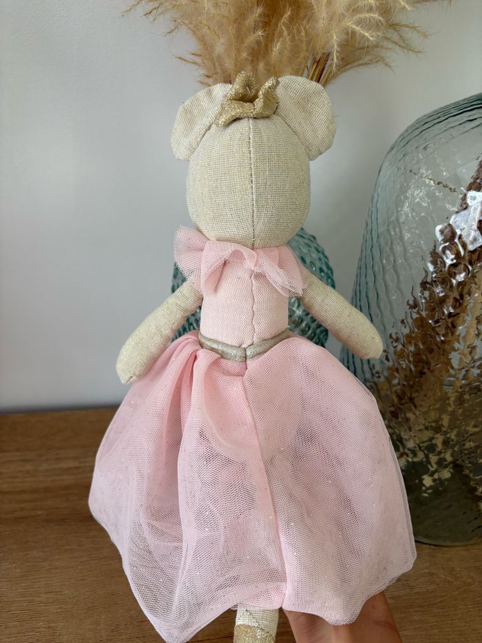 Peluche souris danseuse robe tulle - photo numéro 4