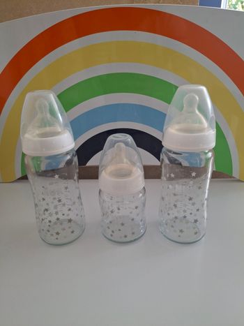 Biberons en verres  marque Nuk