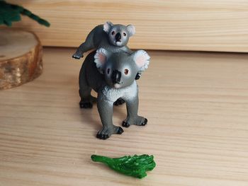 Schleich koala et son bébé Figurine Animal de l'Océanie