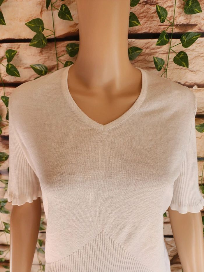 🌸Tshirt MC Blanc Pauporté Taille 40🌸 - photo numéro 2