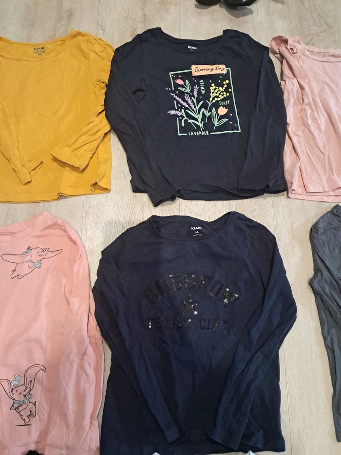Lot de 14 t-shirts manches longues neufs 6ans - photo numéro 8