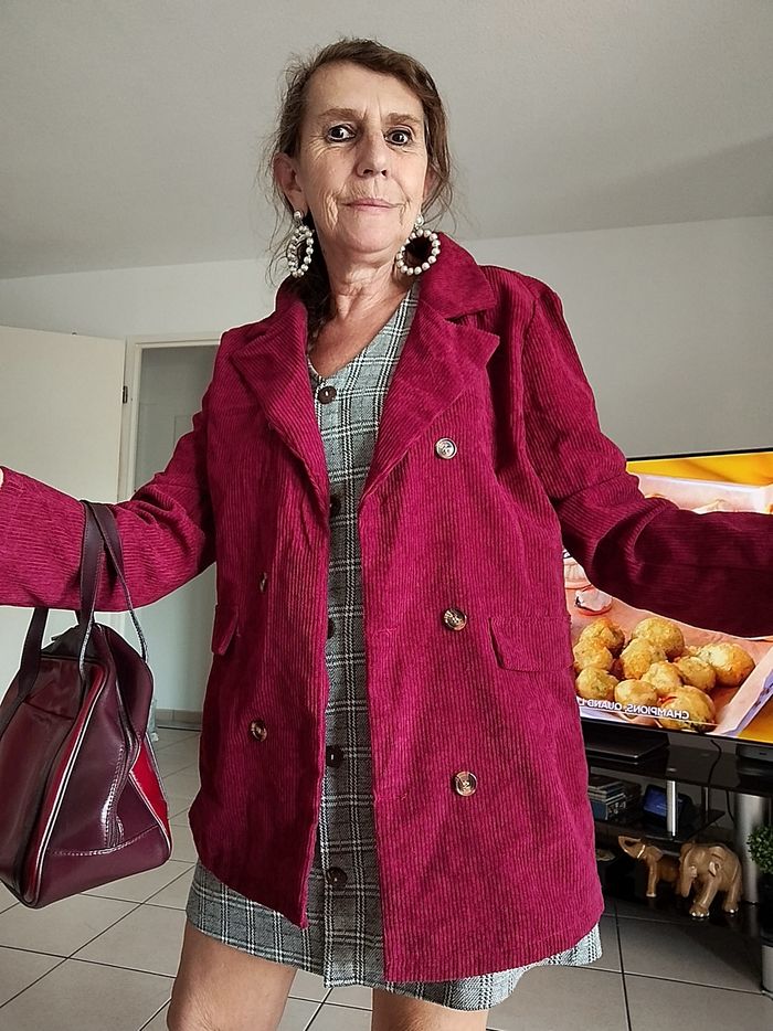 Blazer M/L velours Vintage neuf