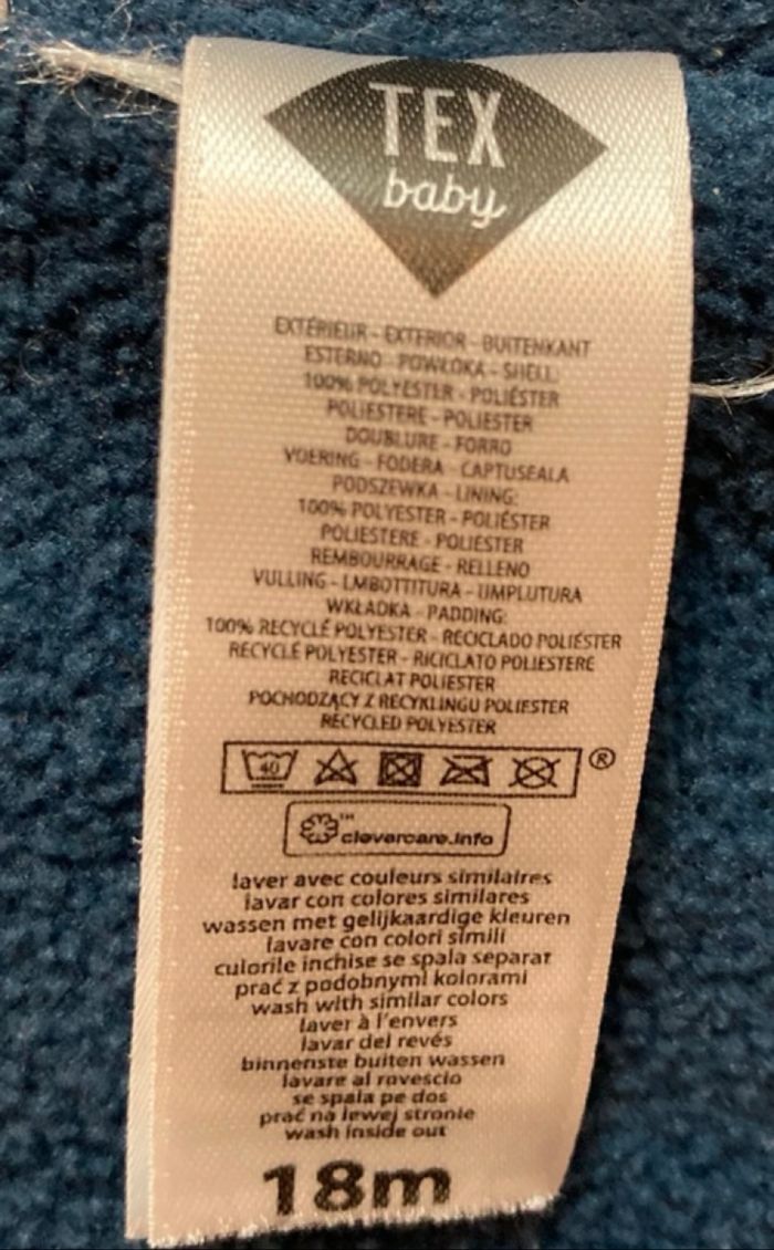 Manteau Tex - 18 mois - photo numéro 8