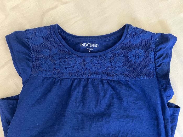 T-shirt marine In Extenso 5/6 ans (1€50) - photo numéro 7