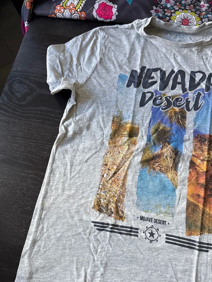 Teeshirt gris ado garçon - photo numéro 3