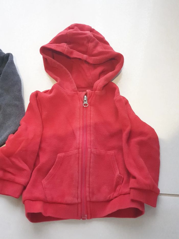 2 vestes a zip 18 mois - photo numéro 4