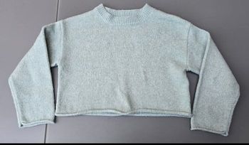 Pull court maille fine 8 ans fille zara