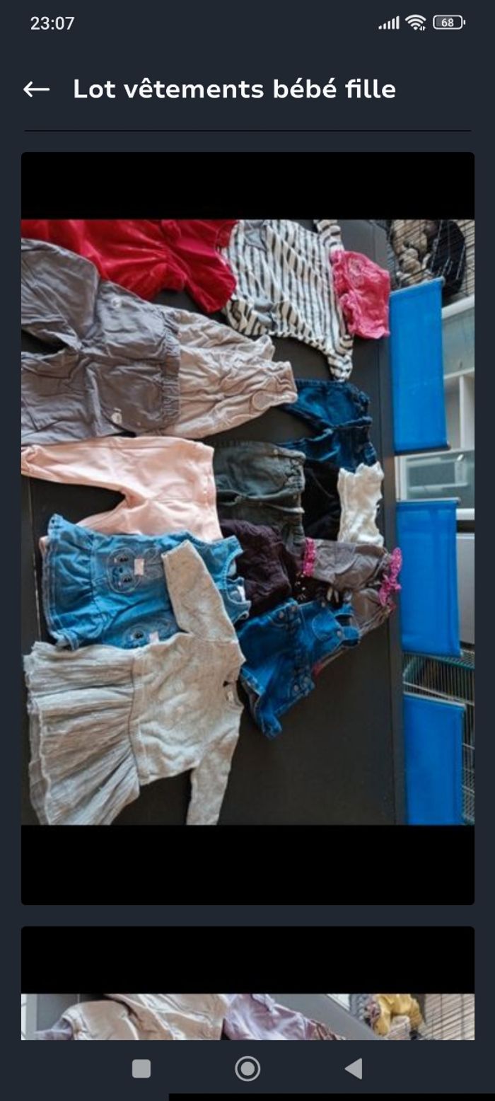 Lot vêtements bébé fille - photo numéro 2