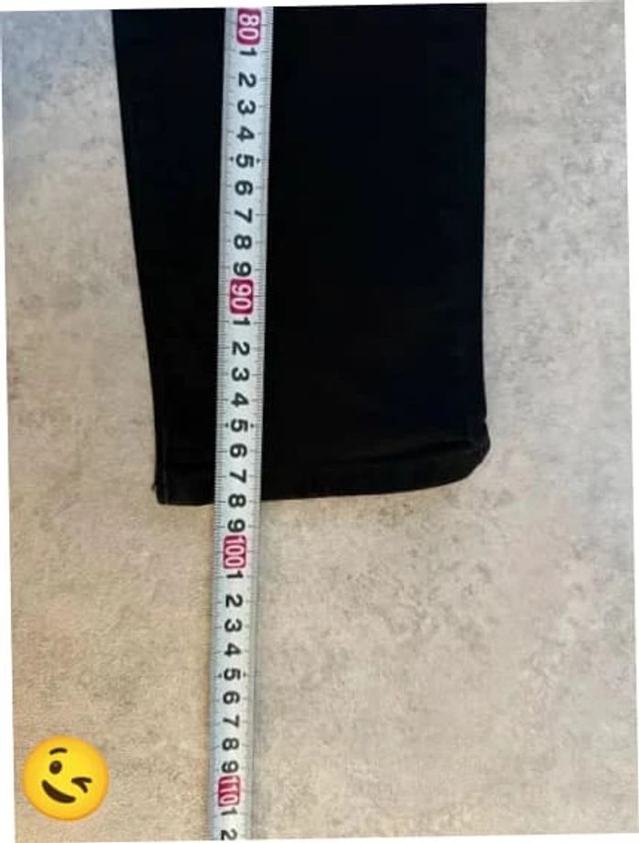 Jeans Levi's 711 W29 FR38 L30 coupe skinny noir Femme Women pan542b - photo numéro 5