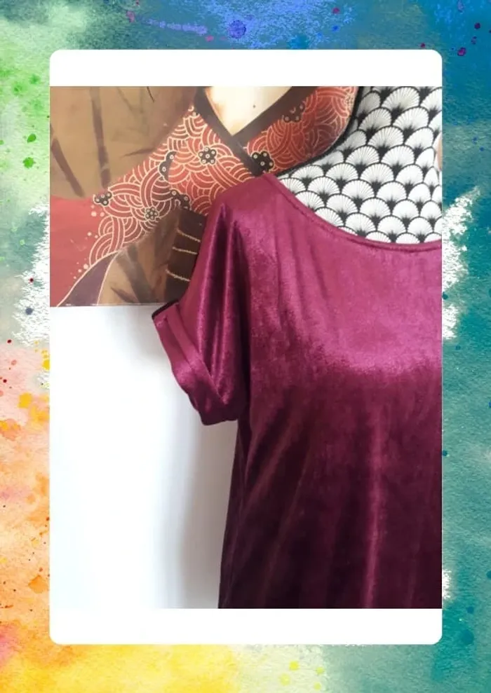 Robe effet velours 34/36 - photo numéro 2