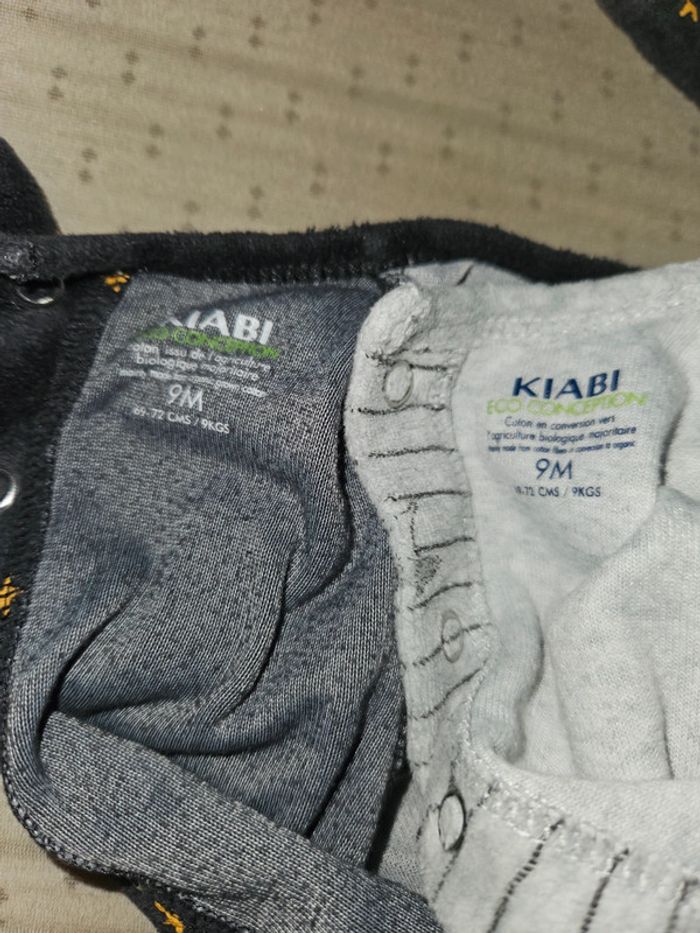 Lot 2 pyjama chaud kiabi 9 mois - photo numéro 4