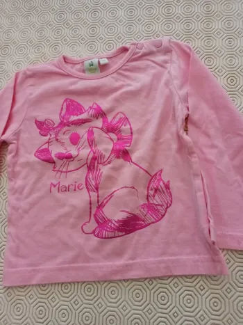 Tee-shirt Disney baby 18 mois rose
