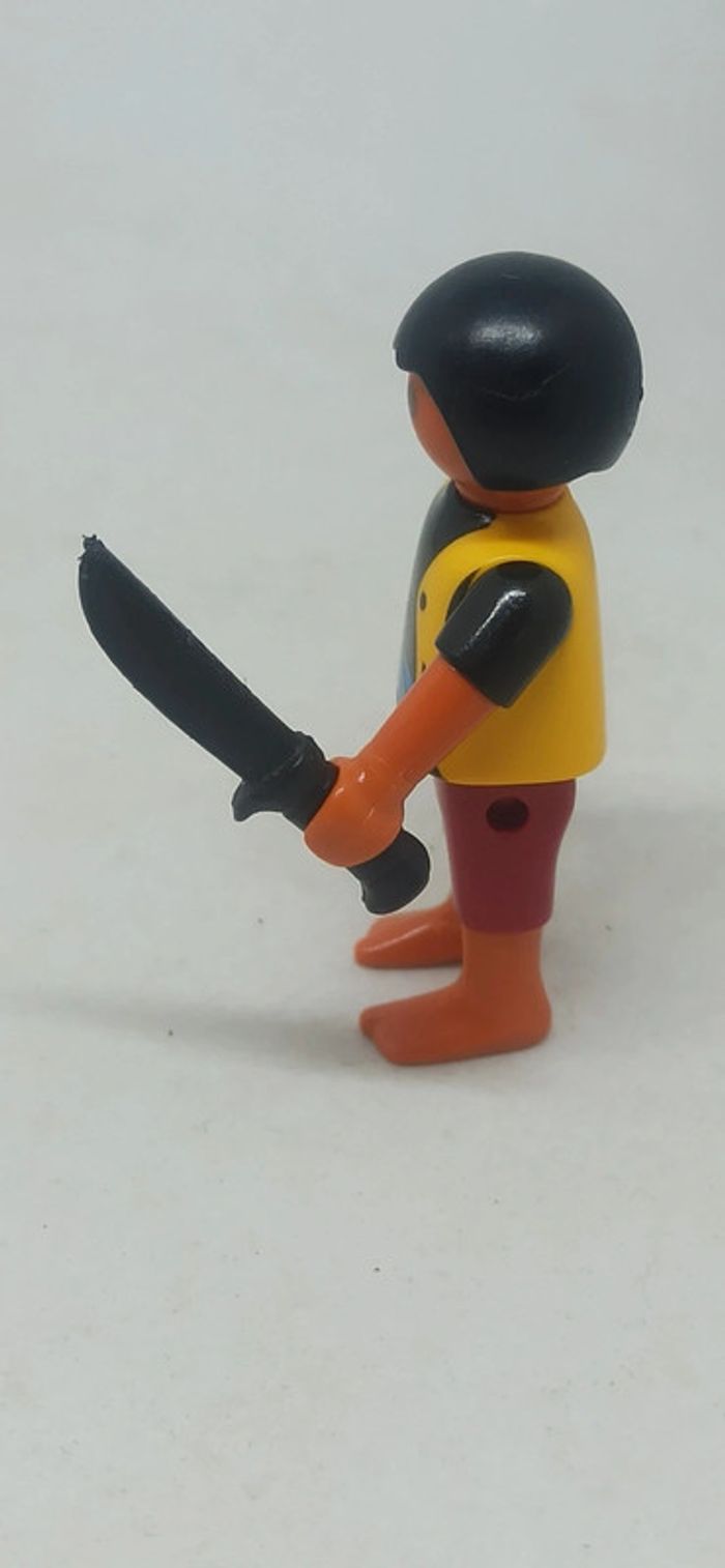 Enfant indien avec couteau playmobil - photo numéro 4