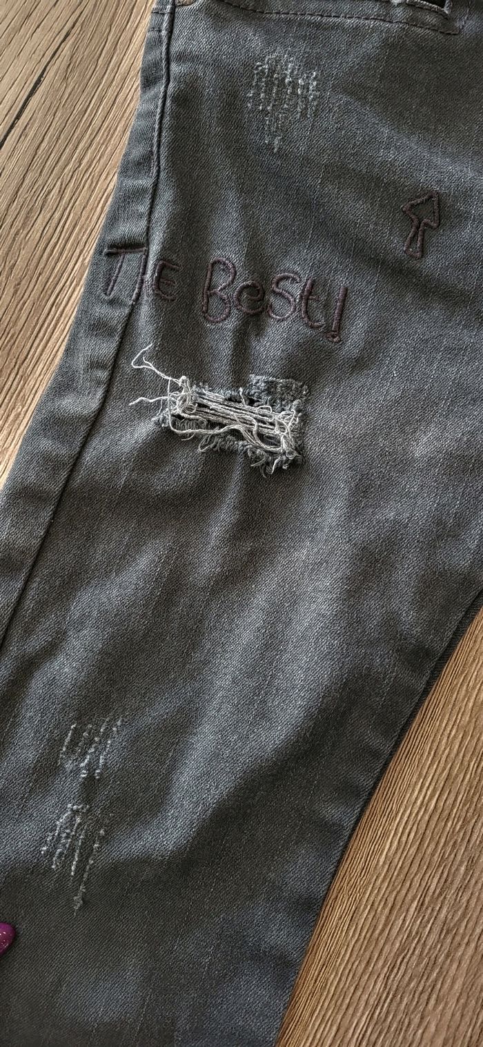 Jeans Noir Garçon 7ans - photo numéro 6