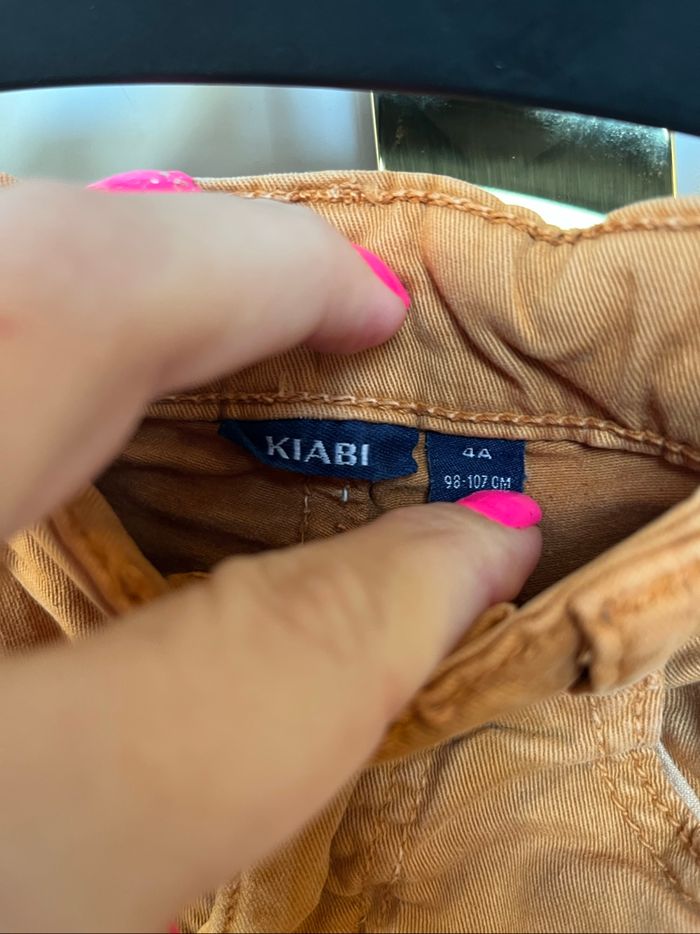 Pantalon Kiabi jaune moutarde - photo numéro 5