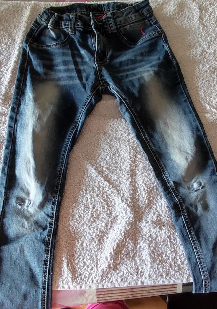 Lot de 3 jeans filles 10 ans - photo numéro 2