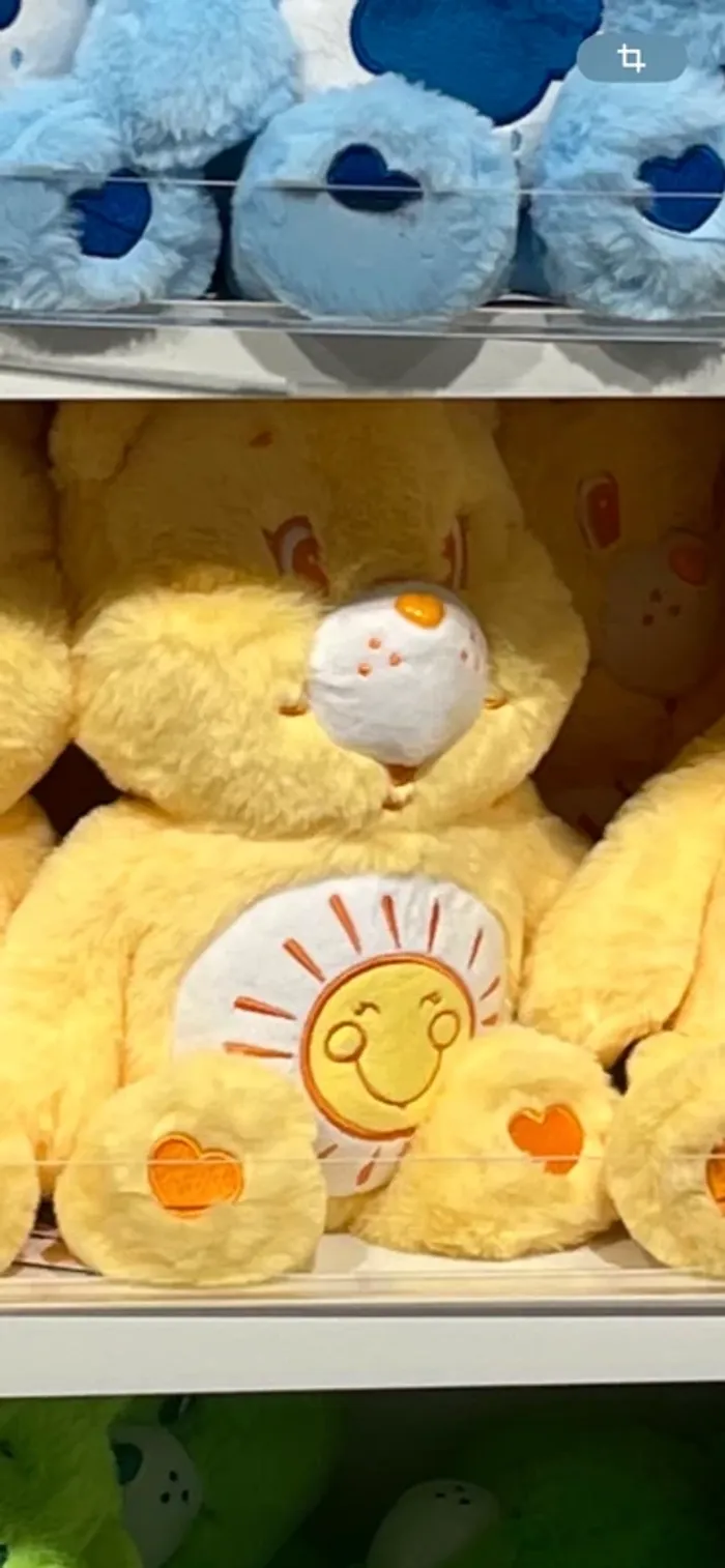 BisouNours jaune soleil+  35 cm
