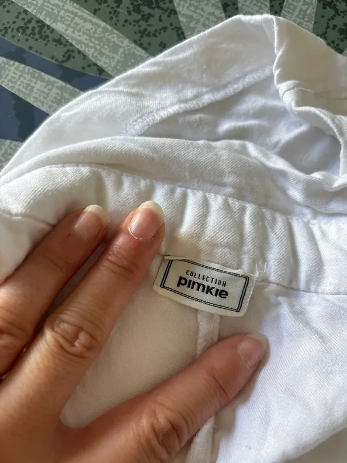 Short blanc en très bon état Pimkie - photo numéro 5