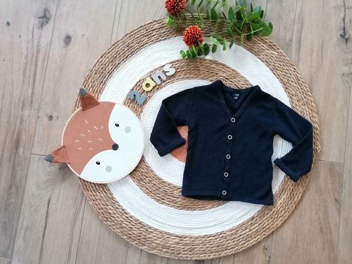 Gilet bleu marine