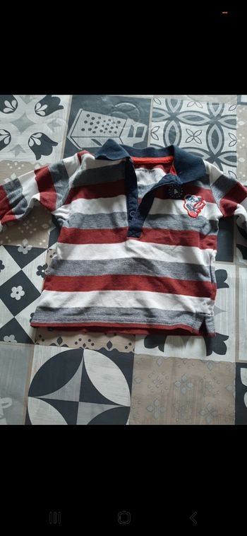 Polo manches longues 12 mois