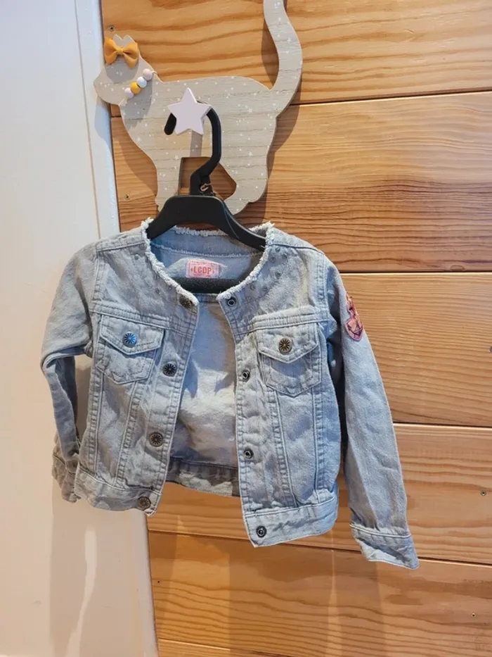 Veste jean gris fille La Compagnie des Petits 3 ans