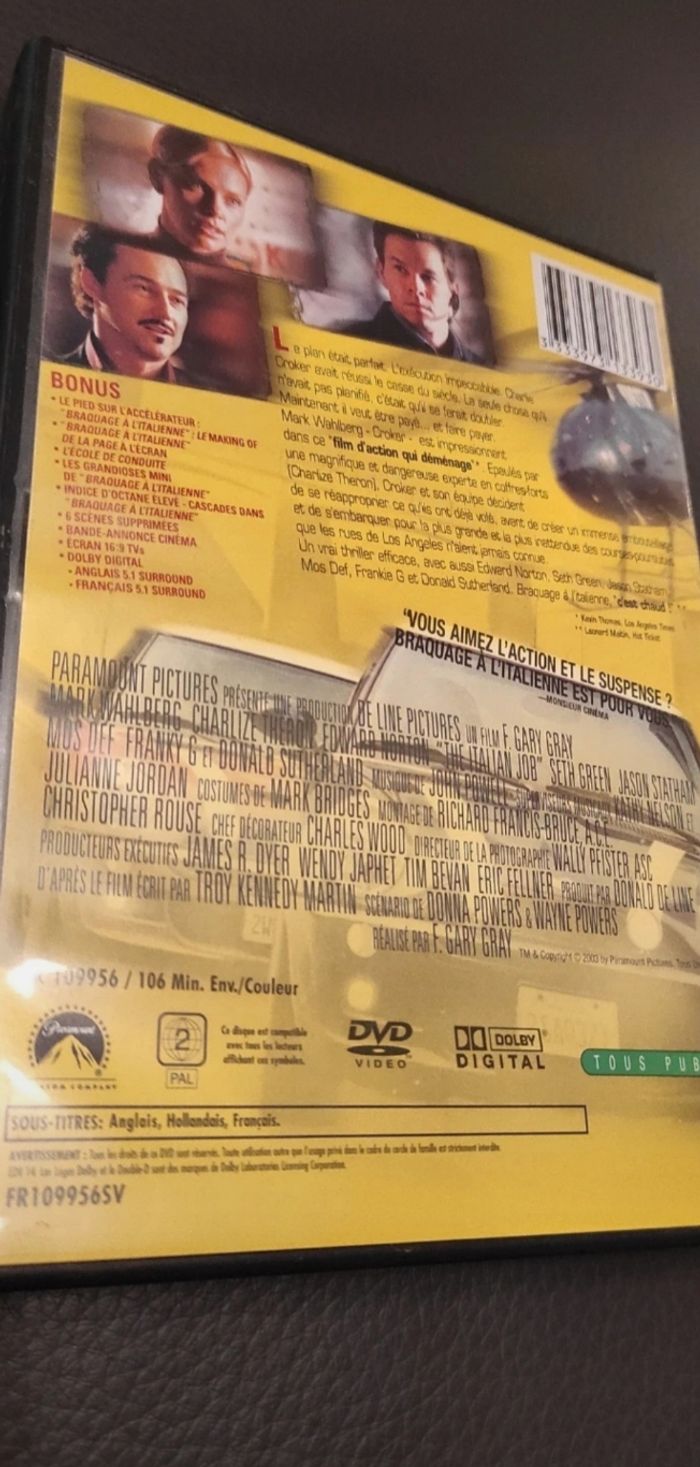 DVD braquage à l'italienne - photo numéro 2