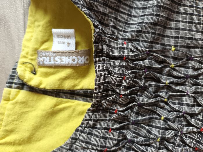 robe hiver orchestra 4 ans gris noir - photo numéro 3