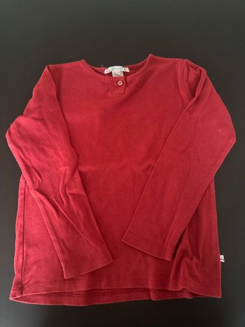 Haut rouge Bonpoint 6 ans