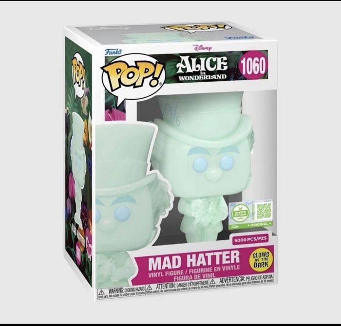 Pop! Mad Hatter (Glow) with Pop! Protector - Sous Blister Neuf