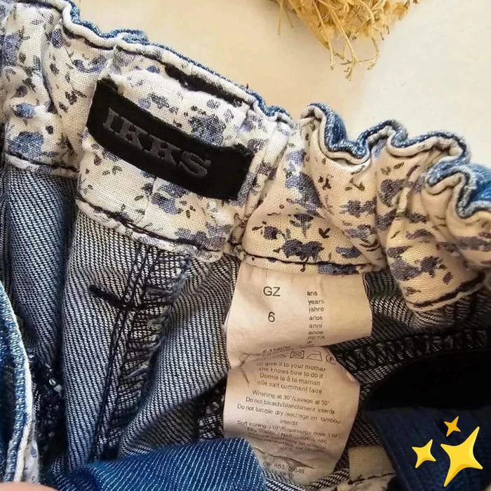 Short en jeans Ikks 6 ans - photo numéro 2