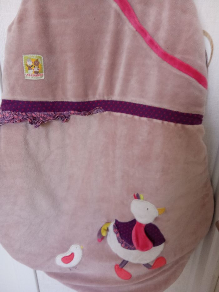 Turbulette gigoteuse bébé fille moulin roty rose perle Tog 3 , 0- 6mois - photo numéro 3