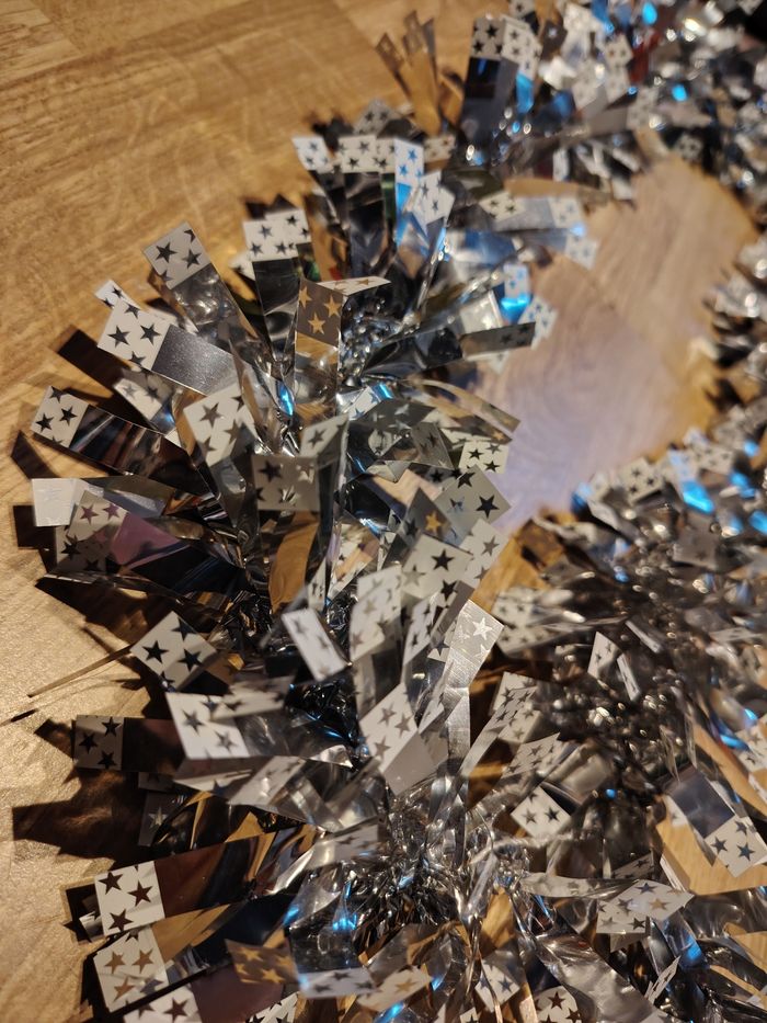 Guirlande de Noël argenté - photo numéro 2