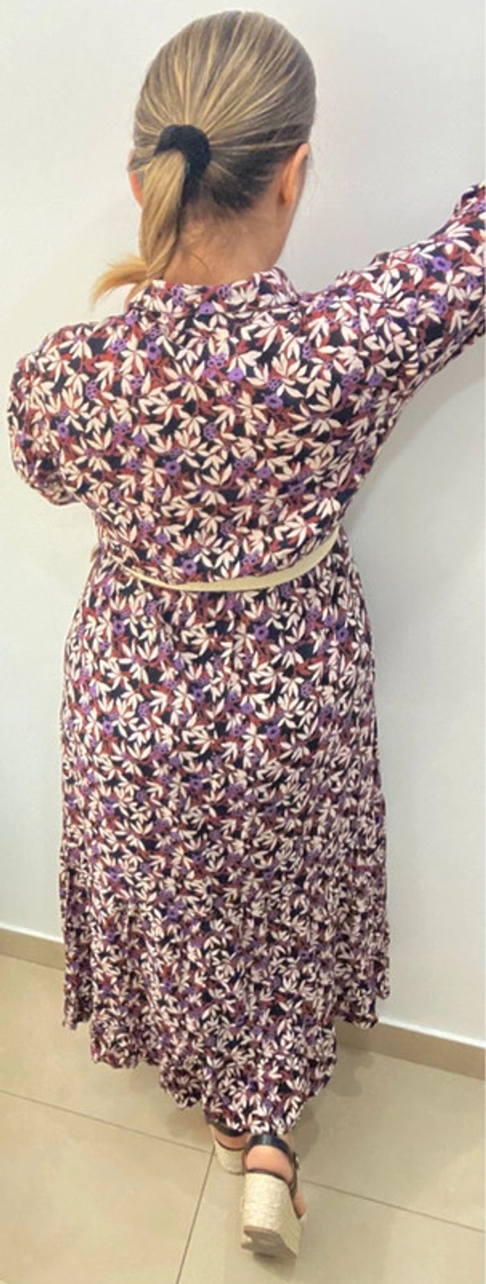 Robe chemise longue imprimée Taille 36-38 - photo numéro 5