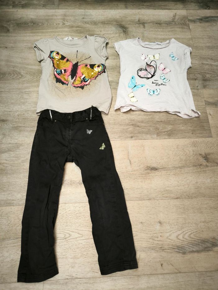 Ensemble papillons 4ans