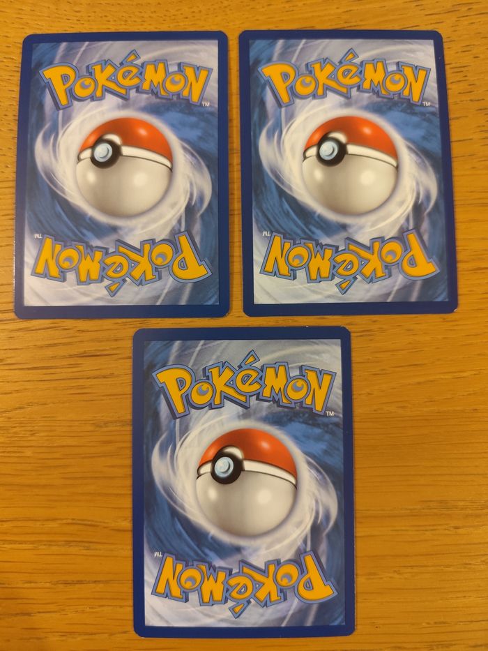 Lot 3 cartes Pokémon EB12 Tempête argentée goupix drakkarmin Arcanin - photo numéro 3